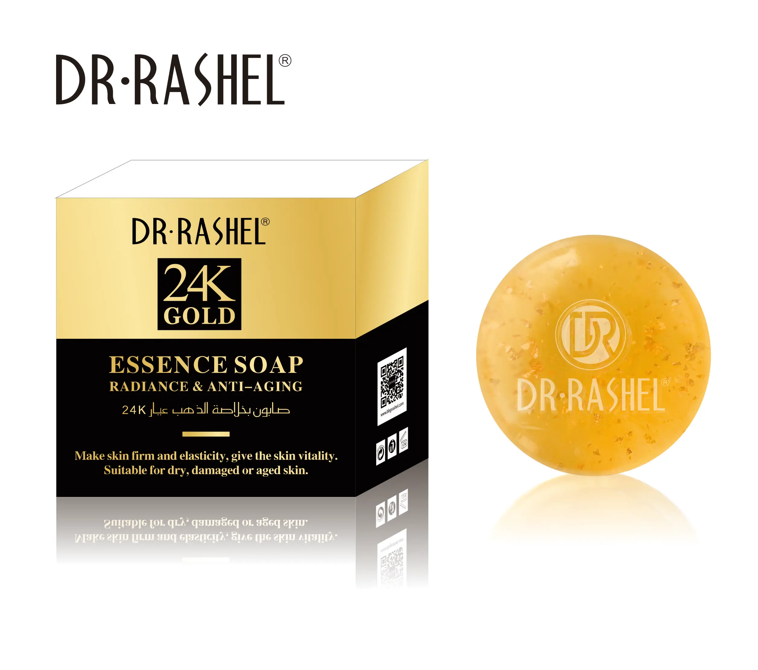 dr rashel 24K Gold soap24K 100g   moisturizing deep cleaning anti-aging