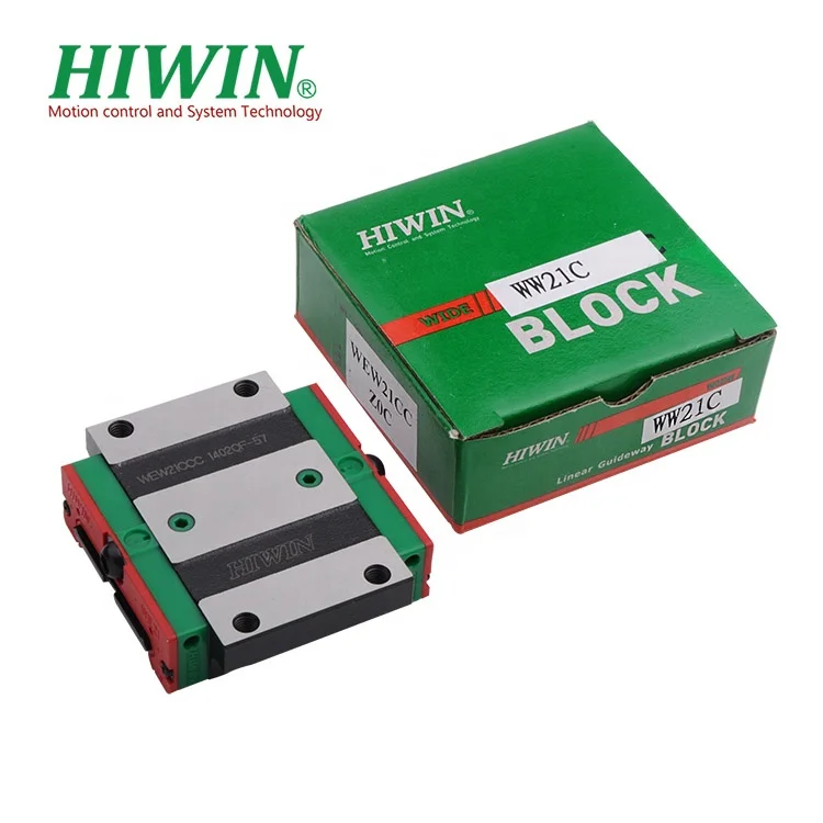 Taiwan HIWIN WEH50CA WEH50 WE50 W50 Four-Row Wide Rail Linear GuideWay Rail Bearing