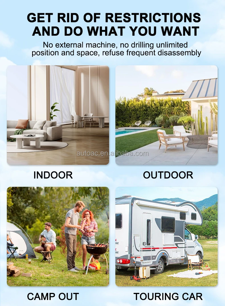 Fast Cooling climatiseurs Home 12000 BTU Portable AC Unit mobile air conditioner Portable Air Conditioners