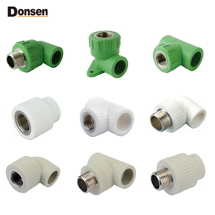 PPR FITTINGS Double female elbow with tap connectors