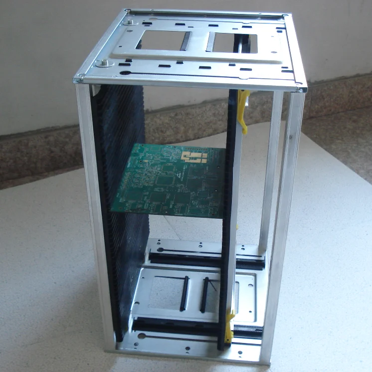 ESD Antistatic PCB Magazine Rack Adjustable Rack For SMT PCB Board