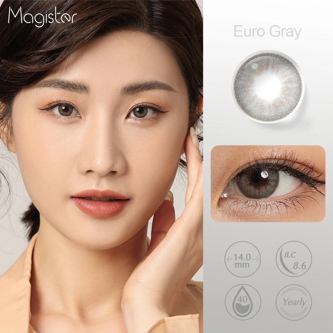 Magister 14.0mm 6 months color contact lenses New desire Natural colors Lime Green contact lens