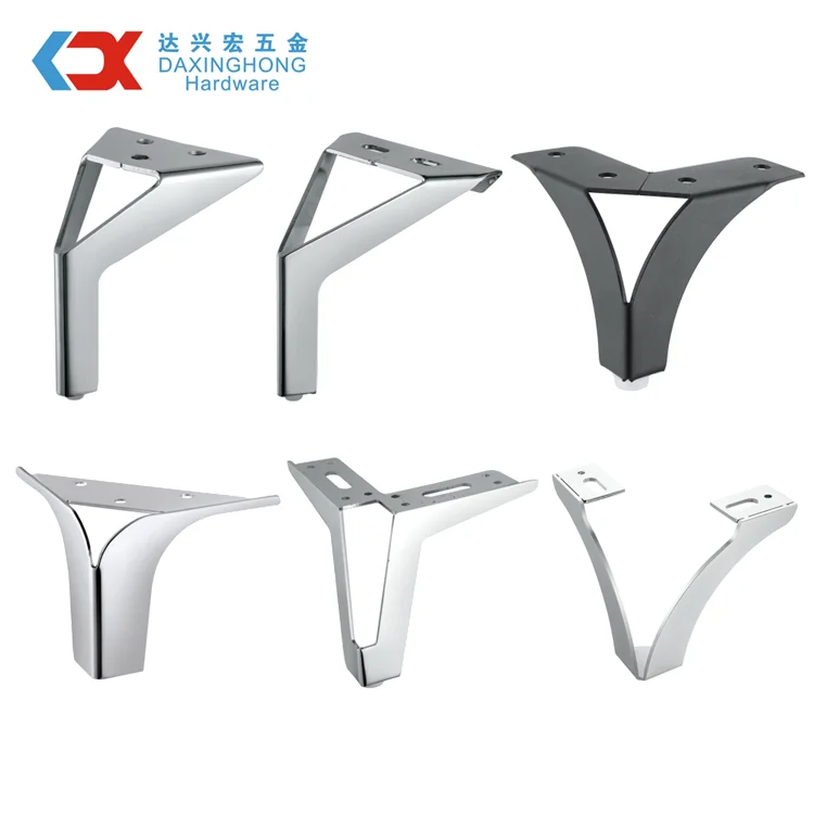 Luxury Rose Gold Sofa Accessories Upholstery Brass Cast Iron Metal Furniture Legs for Cabinet