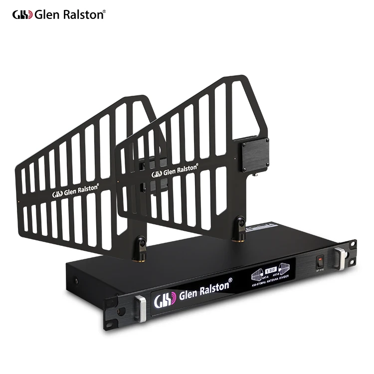 Glen Ralston GF-816 16 channels UHF Wireless Microphone Signal Distribution System Booster Antenna Amplifier