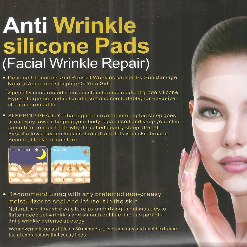 Reusable Angel Cheek Silicone Pads Anti-Wrinkle Adhesives Silicon Medical Grade Anti Wrinkle