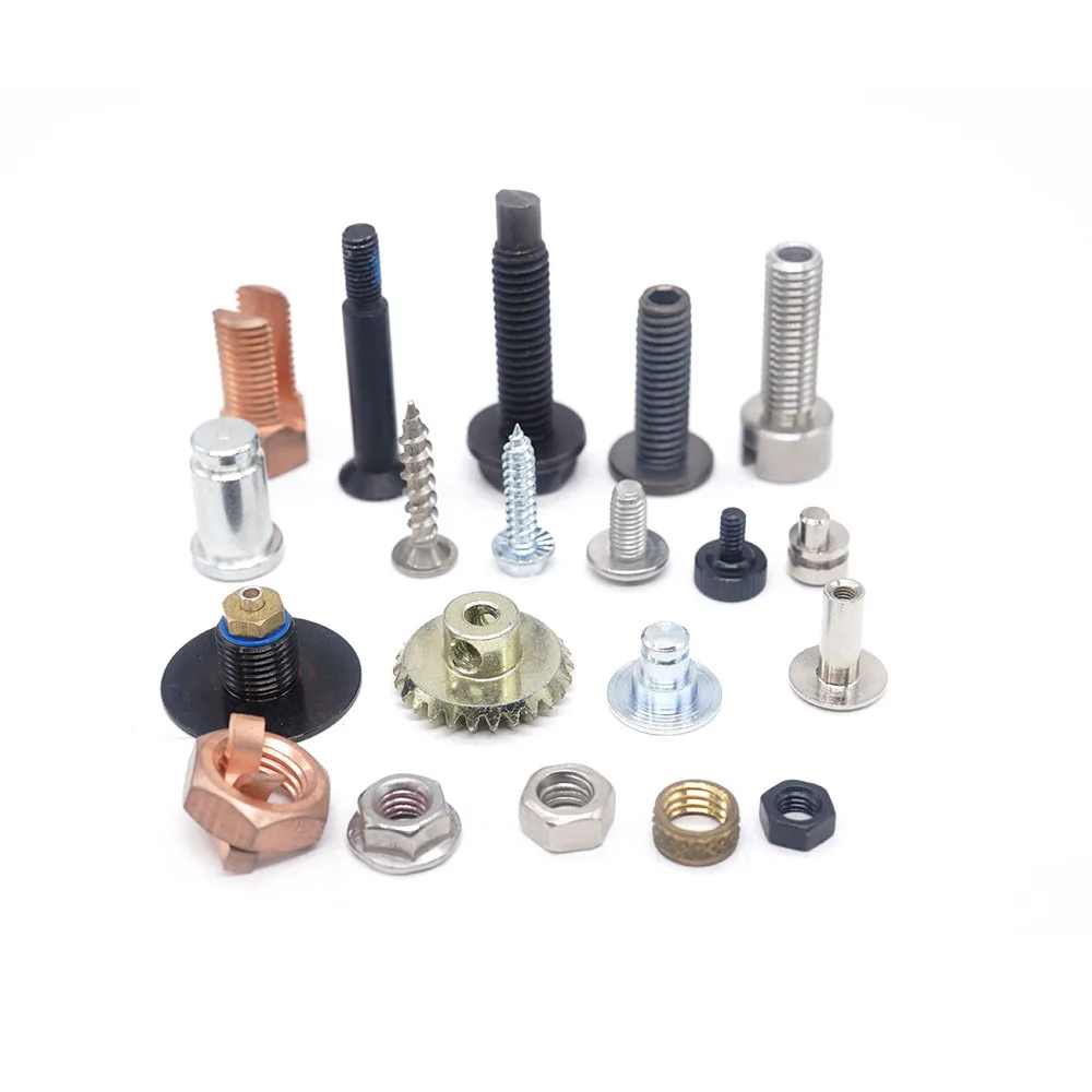 Factory customized CNC fasteners customized ODM Bolts stainless steel screws brass nuts