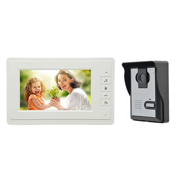 Villa Department 7 inch Color Screen Ring Doorbell with camera and monitor 2 WAY Video Wired Intercom