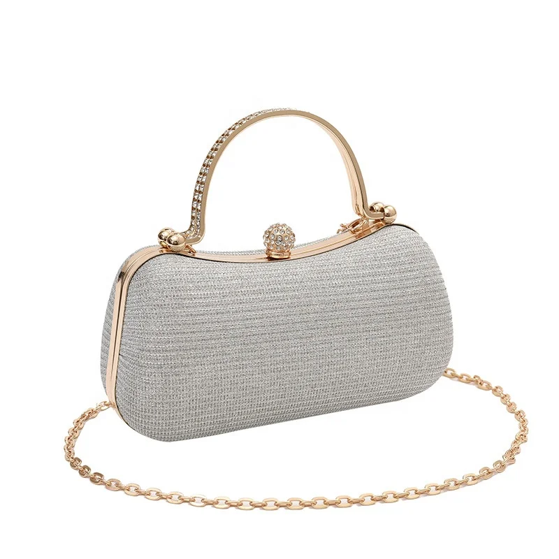 New Fashion Women Chain Shoulder Cross Handbag Clutch Bag for Wedding Party Evening Dinner