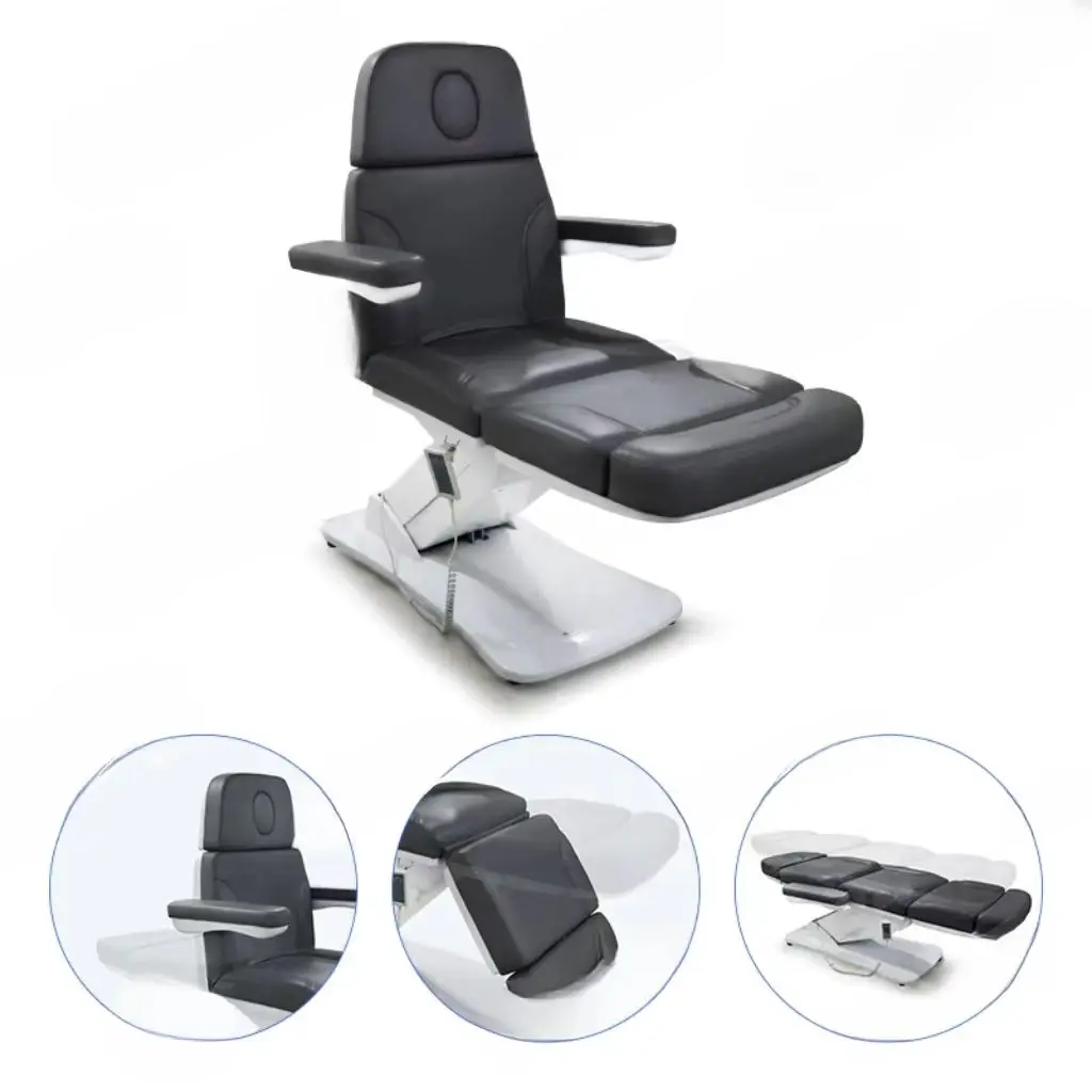 Manufacturer price salon facial spa bed chair electric automatic lift 3 4 motor spa electric beauty massage table Bed
