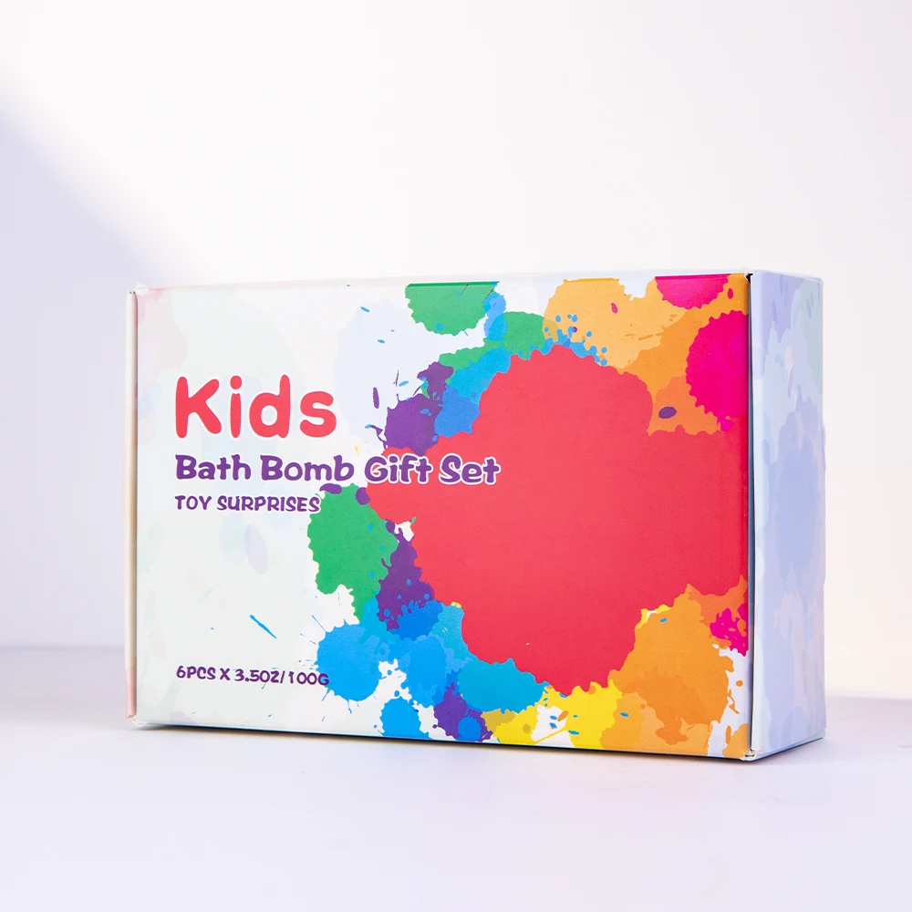 Custom Logo Private Label Luxury Surprise Egg Bath Bomb With Kids Toys Inside