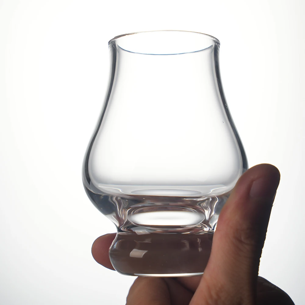 Handcrafted Good Bourbon Whisky Crystal Glass Snifter Shot Glass for Whiskey Smell Tasting Cognac Brandy