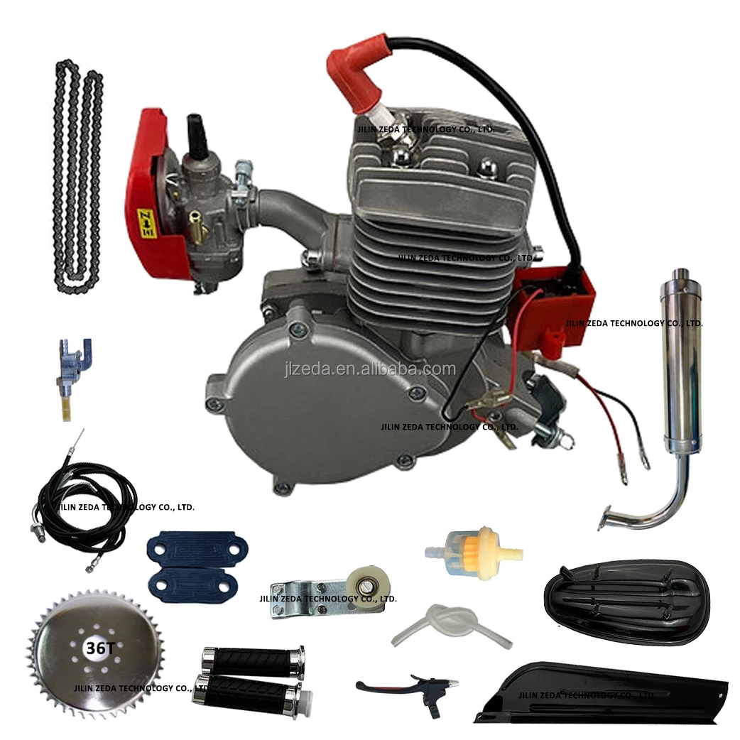 Avenger 85 true 85cc 2 Stroke engine kit For Motorised Bike Gas bicycle 52MM