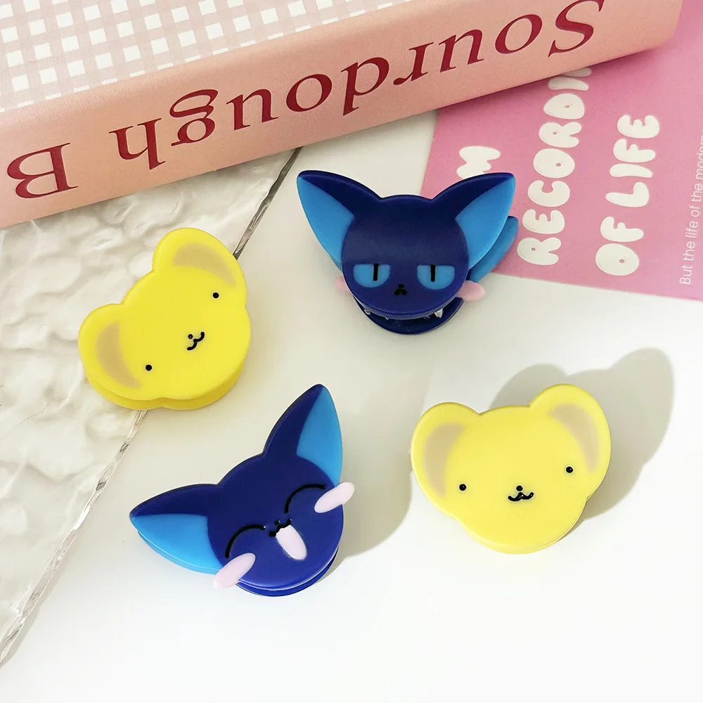 HONEY Holy Festival Cartoon True Acetate Hairpin Cute Mocha Girl Sakura Mask Creative Hairpin Little Cosby Edge Clip Girl