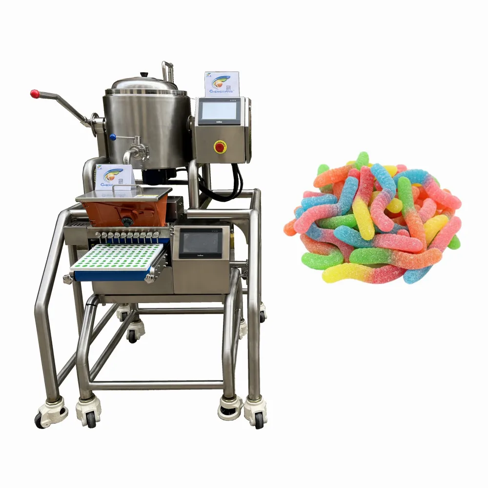 Easy to Operate Integrated Fruit Jelly Bean Gummy Candy Depositor Make Machine Production Machine