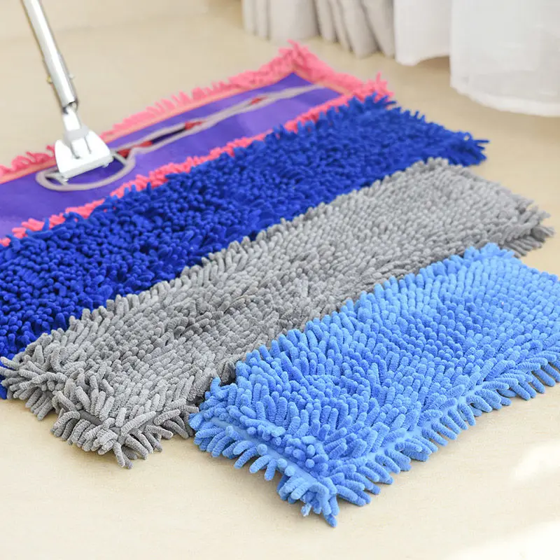 Замена швабры ткани Коммерческая шениль Швабра Заполняемая подушка