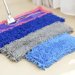 Замена швабры ткани Коммерческая шениль Швабра Заполняемая подушка