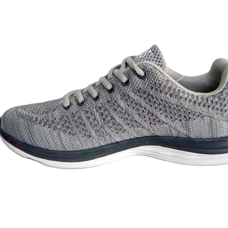 Factory Wholesale fashion mesh fly knit racer running shoes men vietnam sports shoes manufacturer