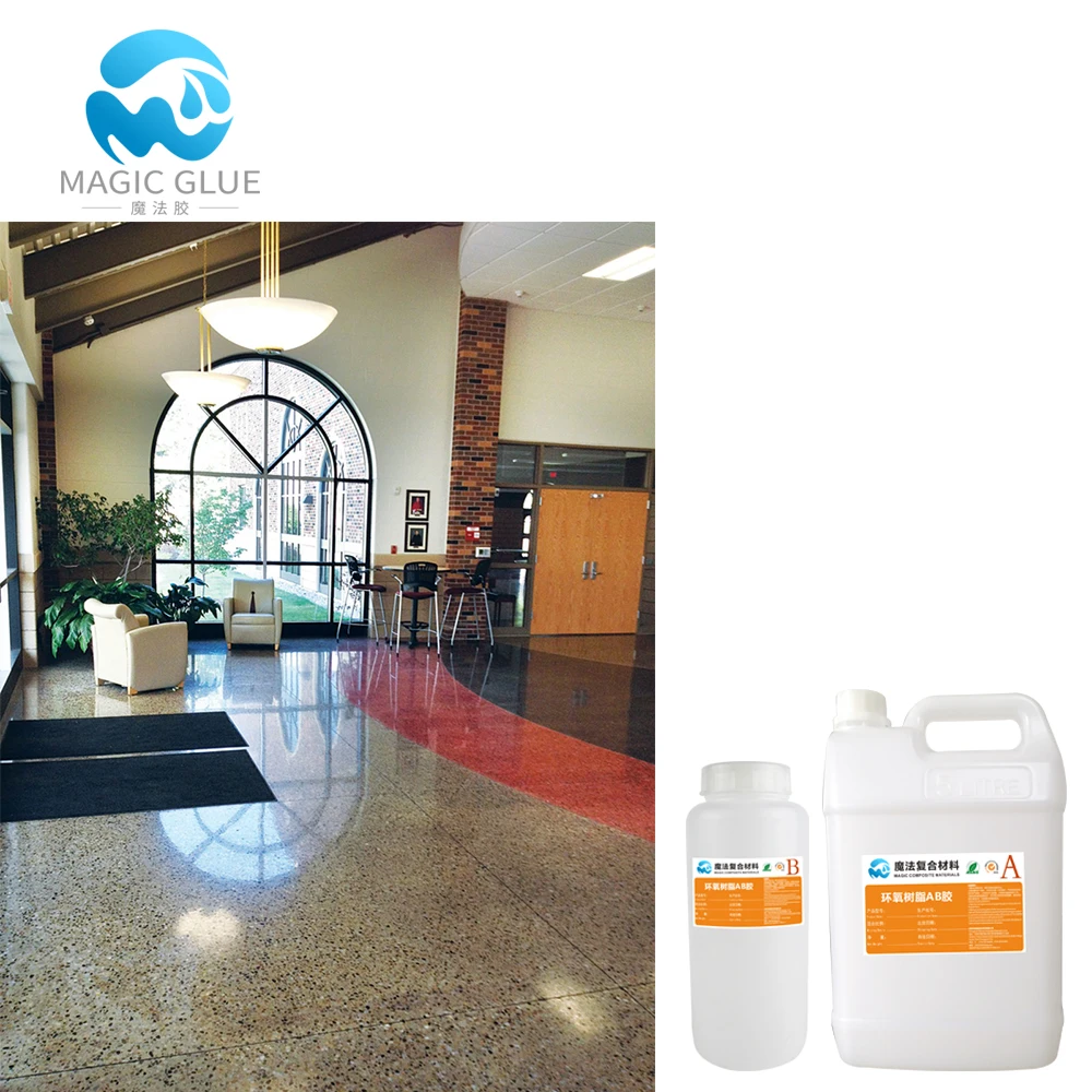 Self Leveling Best Transparent Clear ab Glue Epoxy Resin Floor Coating In China