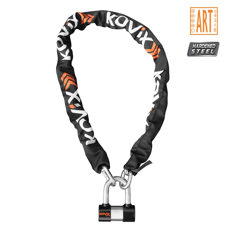 Reinforced Hardened Steel Round Chain Chain And Lock Bike Scooter Motorcycle Anti-Theft Chain Lock