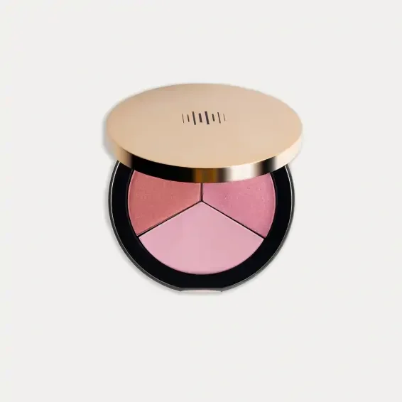 Heart Shape Custom Powder Compact Container Mini Empty Love Blusher Case Transparent Cosmetic Metal Clear Color