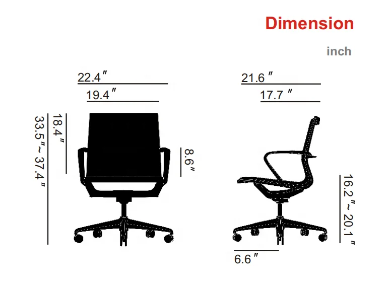 WEWORTH OEM modern design ergonomic staff computer chair cheap mesh back office chair with armrest