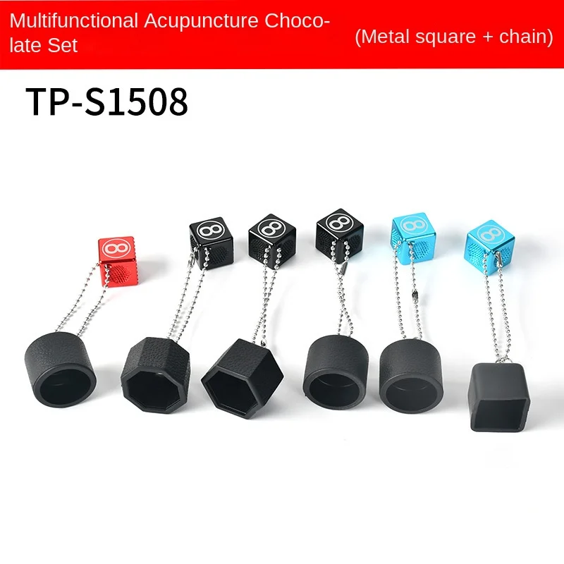 Multifunctional Metal Chocolate Cap Sander with Needle Function round Square Octagonal Hexagonal Set for Pool Chalk Type