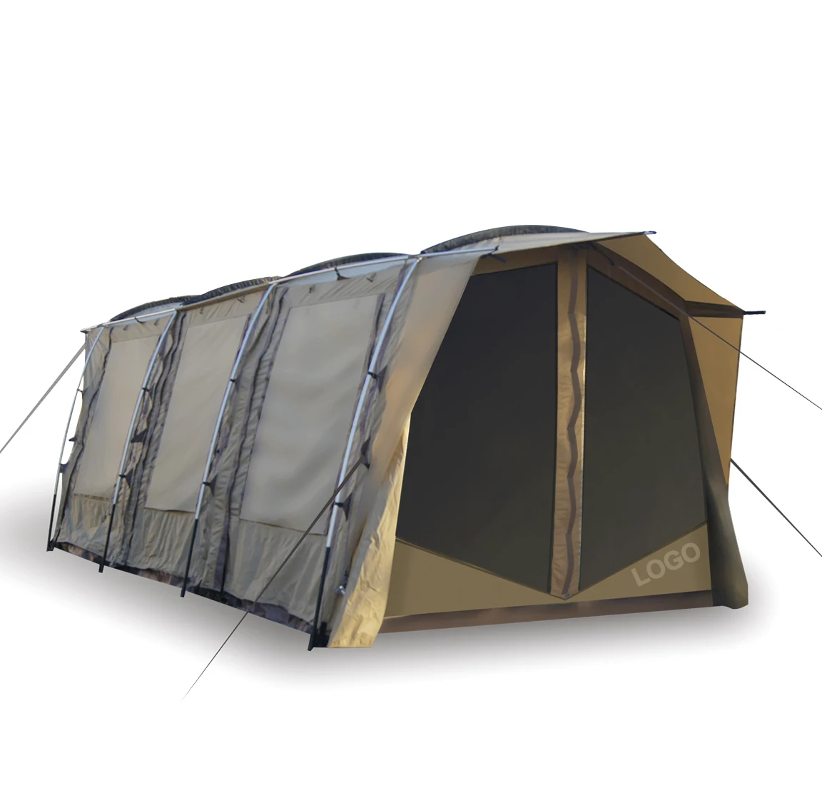 customized canvas trade 2 3 4 Man waterproof Family foldable tent camping outdoor tents waterproof bubble camp tent