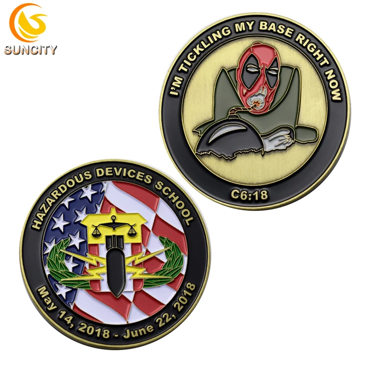 Wholesale Custom Logo Souvenir Challenge Metal Coin