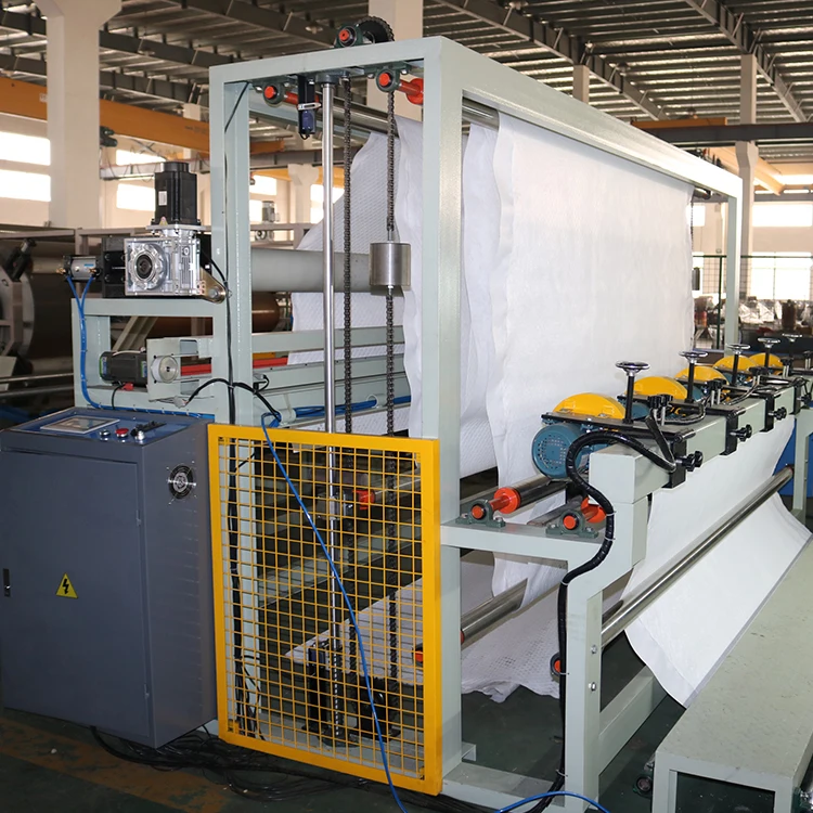 Ultrasonic quilted fabric quilting machine for bags