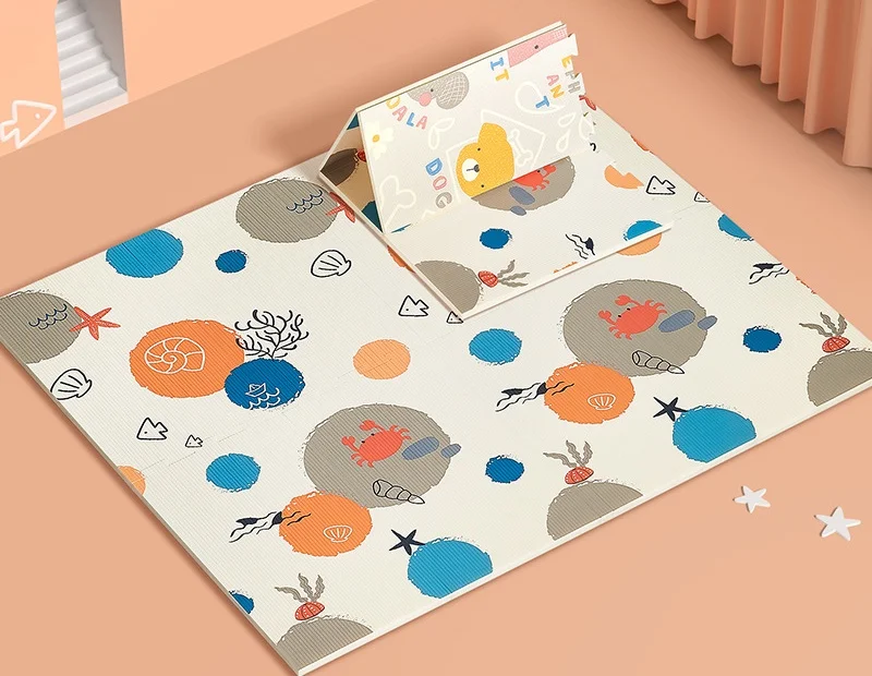 200x180x1.5cm Foldable XPE Foam Baby Play Mat Kid Playmat Crawling Children Play Mat Game Pad Educational Mat