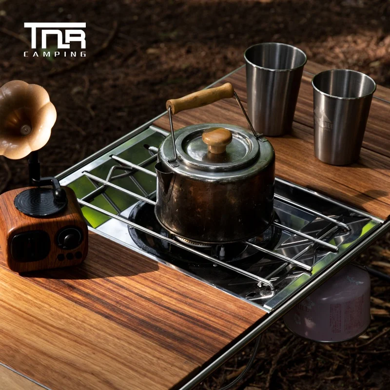 TNR Outdoor Camping Gas Stove Portable Foldable BBQ Stove Camping Picnic Outdoor Cooking Gas Furnace Burner Camping Equipment