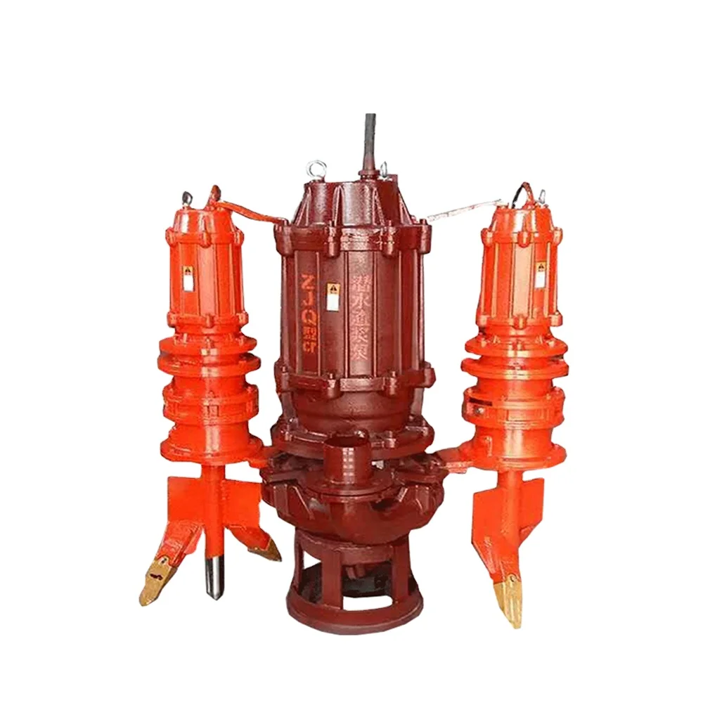 75HP submersible sludge slurry pump with mixer