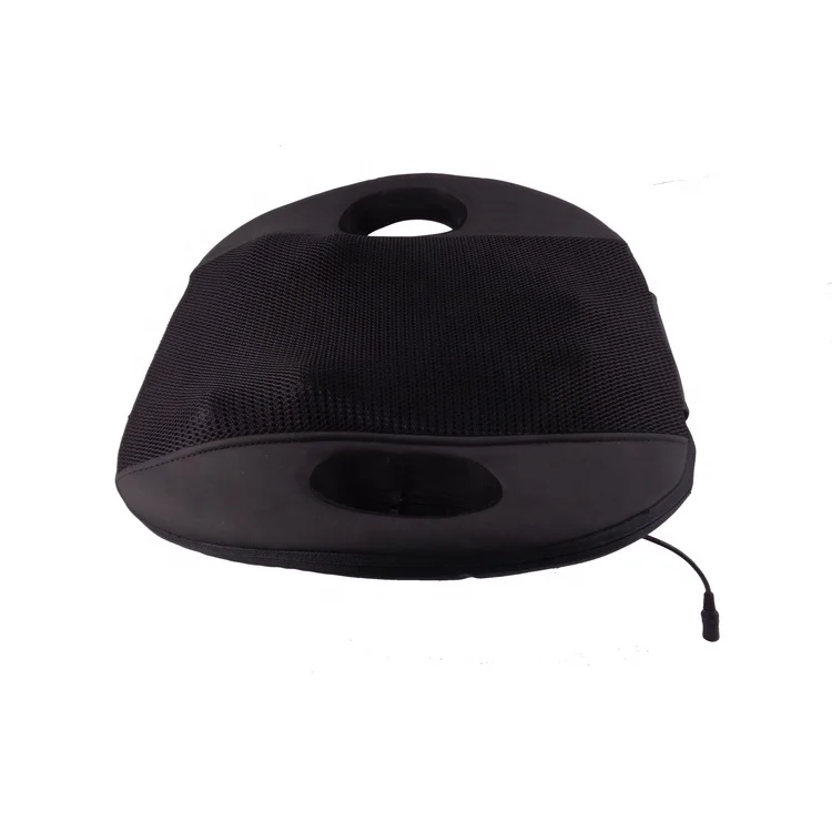 12 deep-kneading Shiatsu massage nodes with heating massage cushion pillow massager