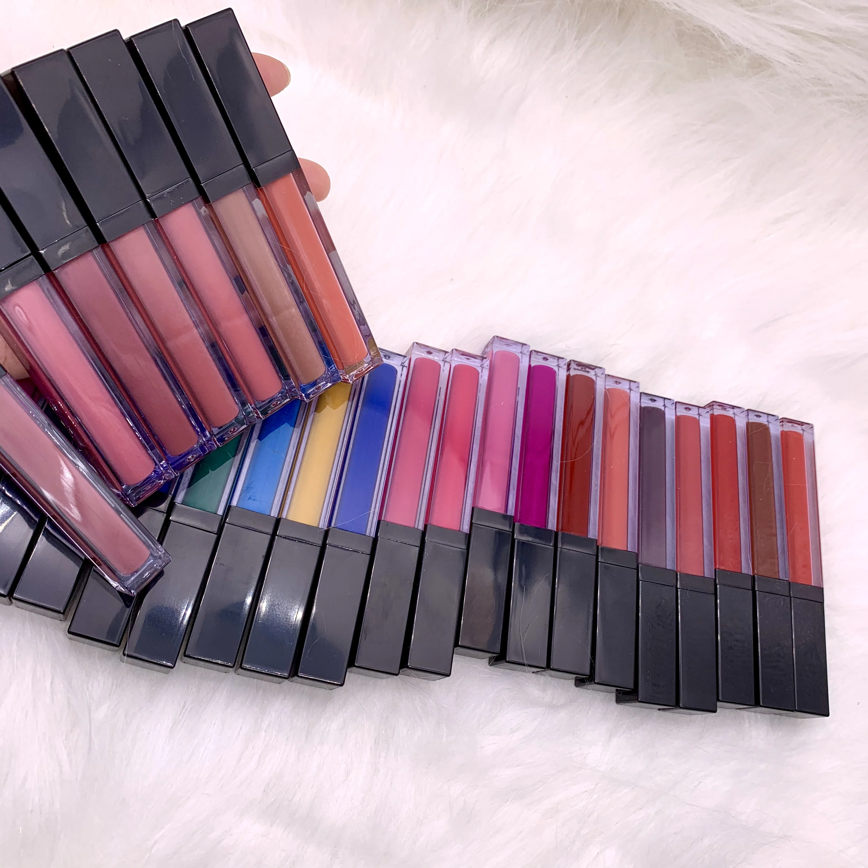 Velvet liquid matte lipstick Wholesale make your own brand makeup private label liquid lipstick