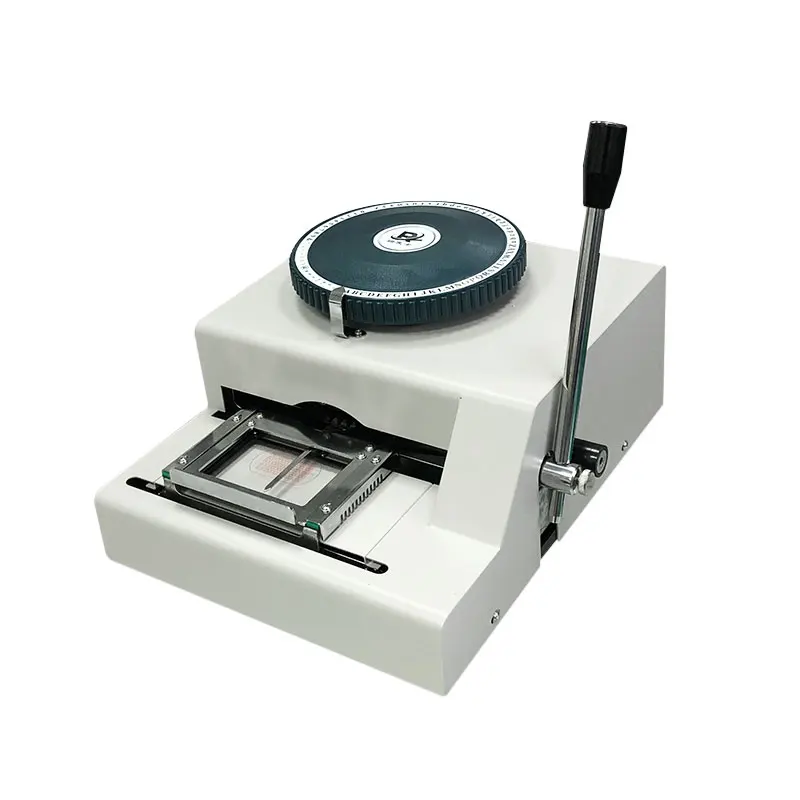 quality card consumables Hot Sale 72 Characters Plastic Card Embossing Machine with cheap price