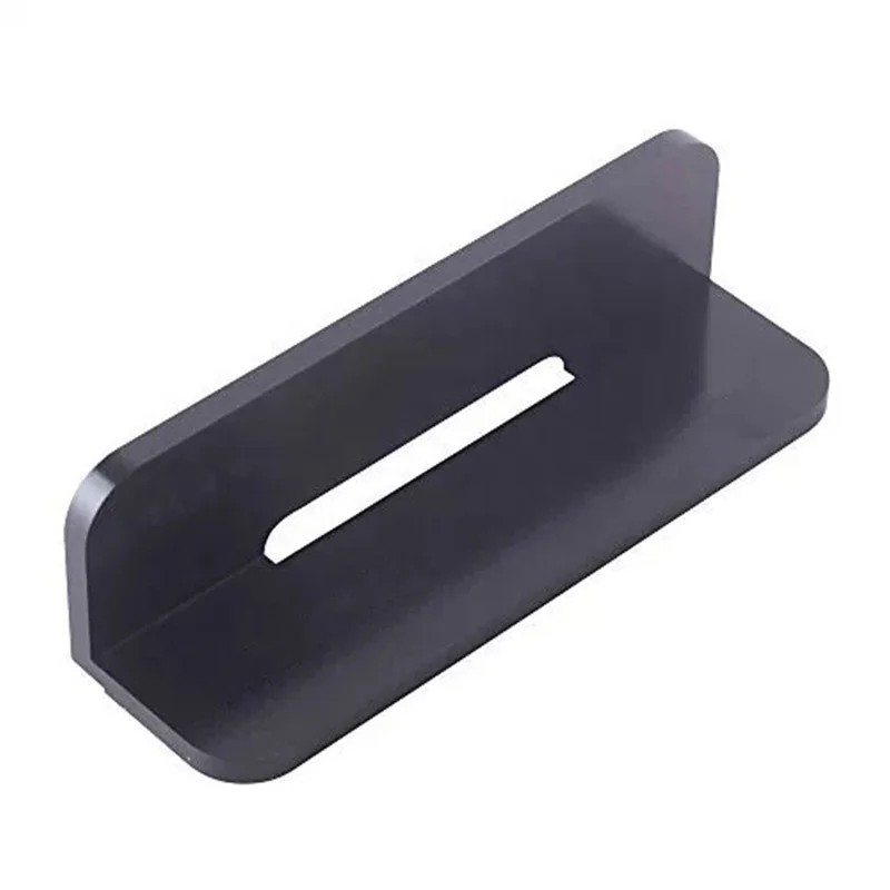 Black anodized aluminum alloy CNC lathe machining angle plate parts