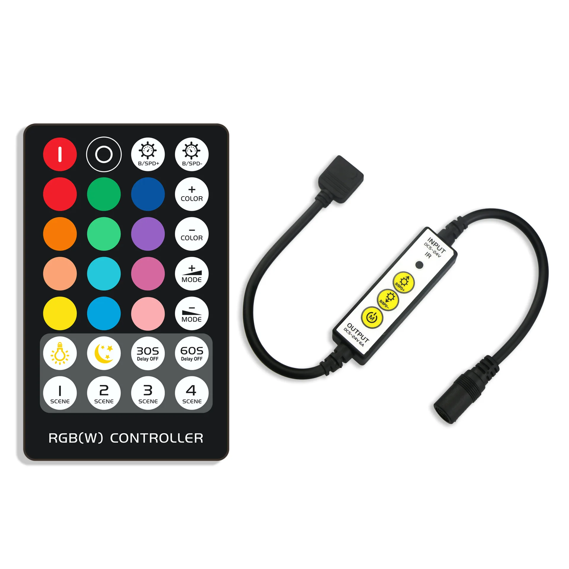 Новый контроллер ИК 28 клавиш DC5-24V RGB RGBW Пульт дистанционного управления для светодиодной гибкой полосы