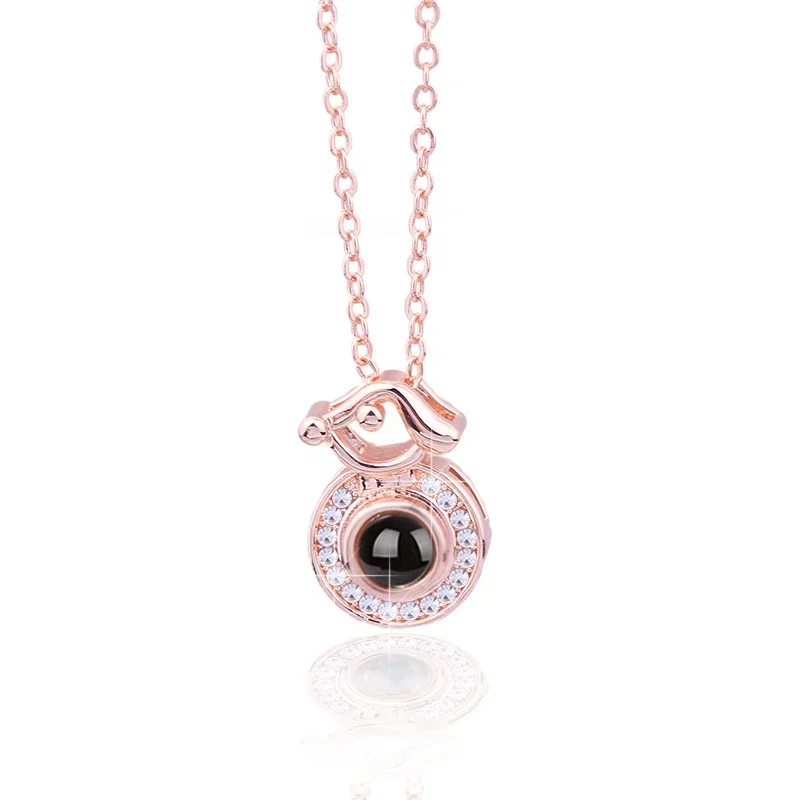 100 languages i love you necklace women pendant ring amazon