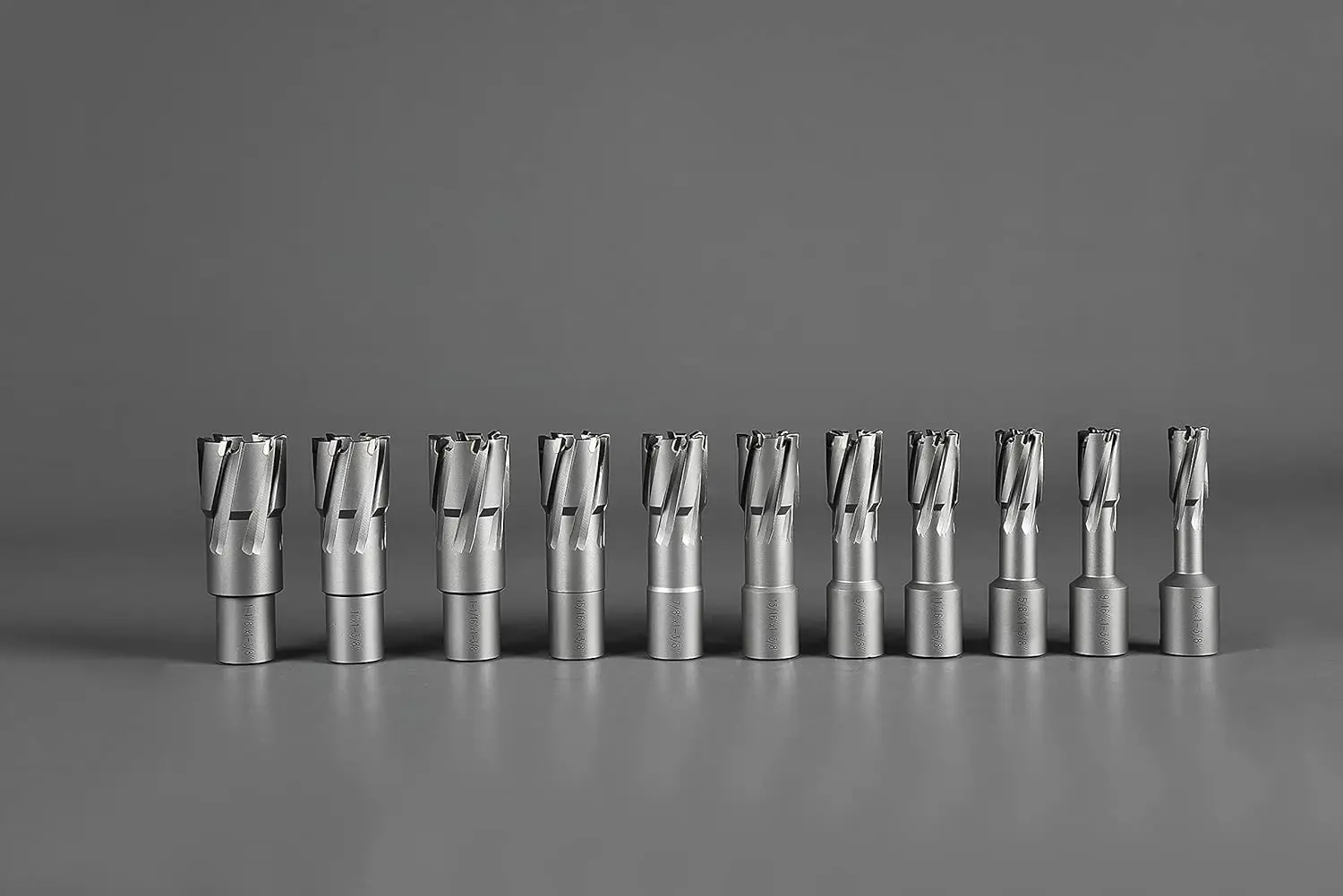 Annular Cutter Set Carbide TCT 13 pcs Weldon Shank TCT Annular Hole Core Cutter Carbide Fein Drill Bit for Metal Magnetic Drill