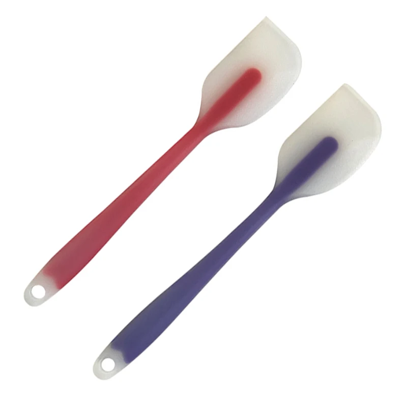 Hot Sale Small Heat-Resistant Translucent Silicone Spatulas Flexible Baking Mixing Scraper Tool