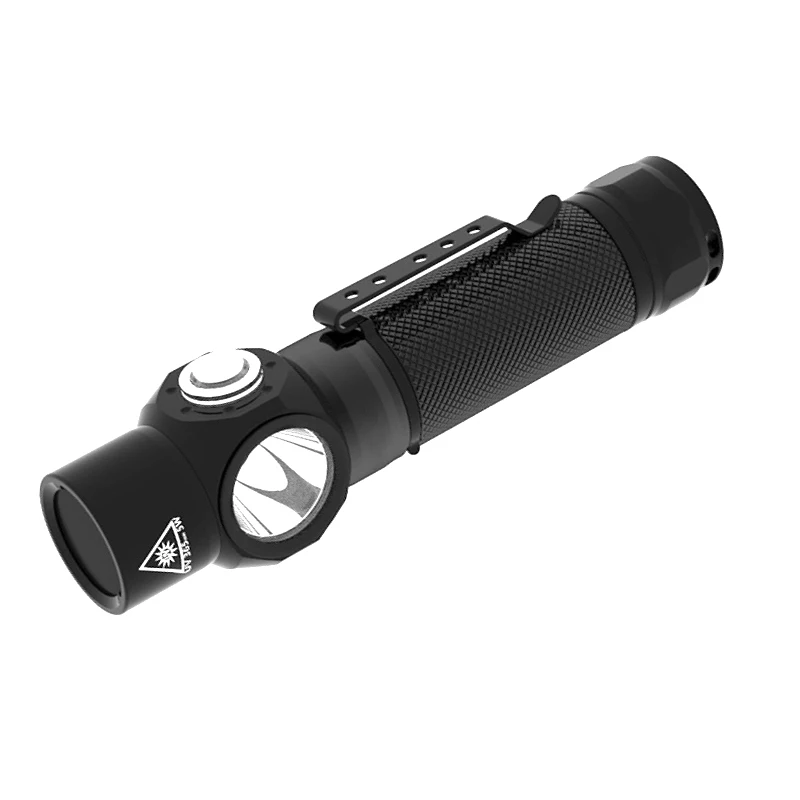 Most Professional 500 Lumens LED Aluminum Torch With 365nm UV Black Lights Rechargeable Tactical Flashlights Waterproof