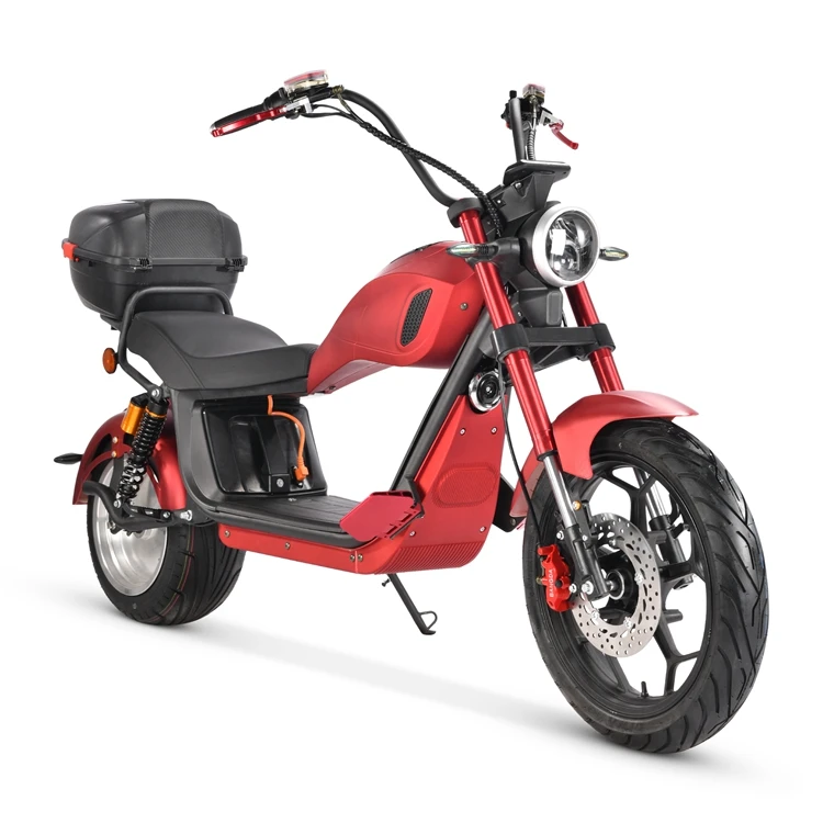 Электрический мотоцикл citycoco 2000 Вт 20ah Rooder elektro roller chopper