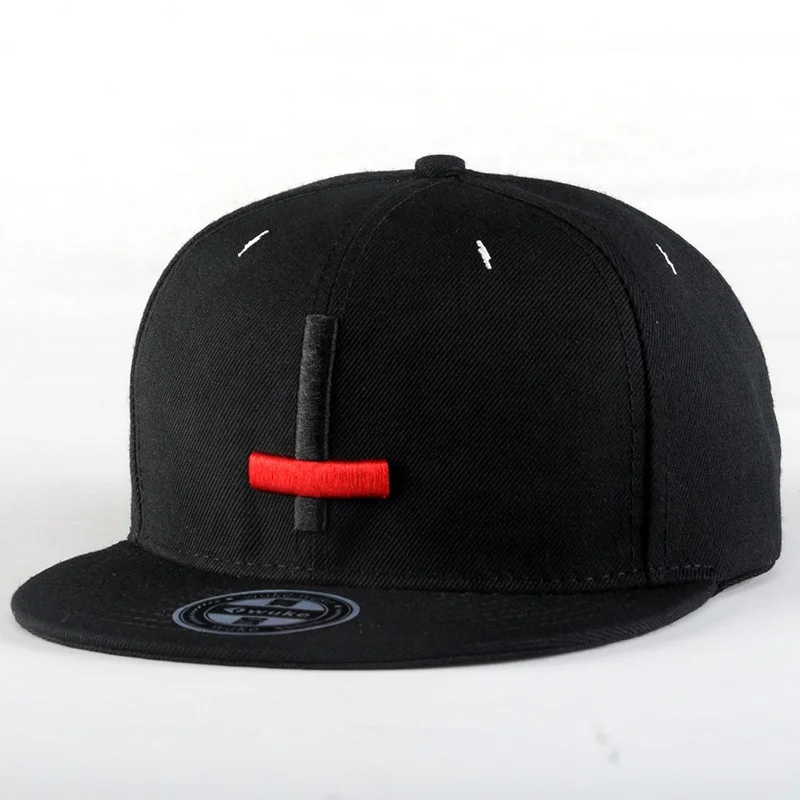 Korean hat hip-hop hat embroidered baseball cap mens fashion cool black hats and caps