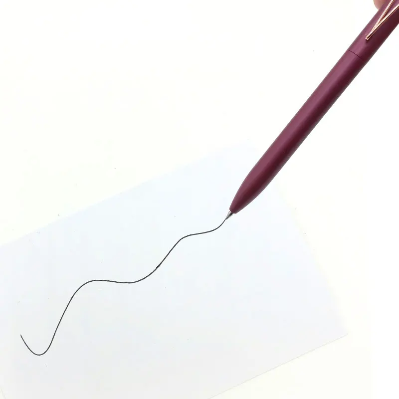 Maxwri High Quality Plastic Gel Ink Pen 0.5 Unique Metal Clip Luxury Paint Barrel Retractable Gel Pens for Promotion Office