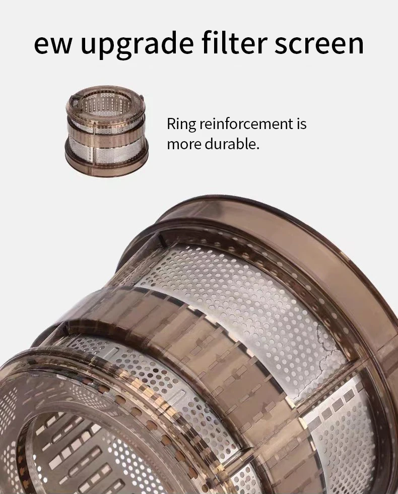 New wide chute battery operated high quality cold press commercial orange juicer machine slow Juicer