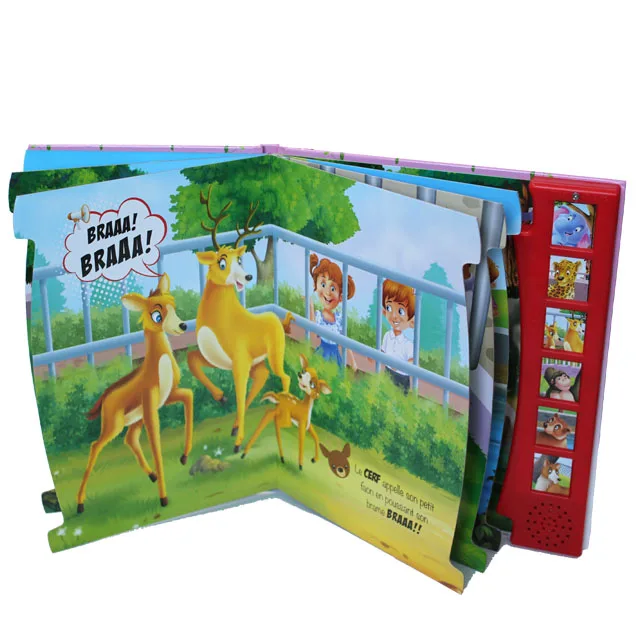 NEW Six buttons sound module talking book, education story book,