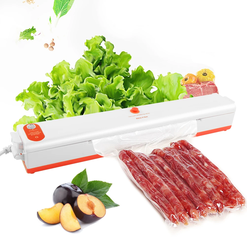  Вакуумный упаковщик упаковочная машина лучший портативный пищевой вакуумный кухонный с 10 шт. вакуумных пакетов для сохранения
