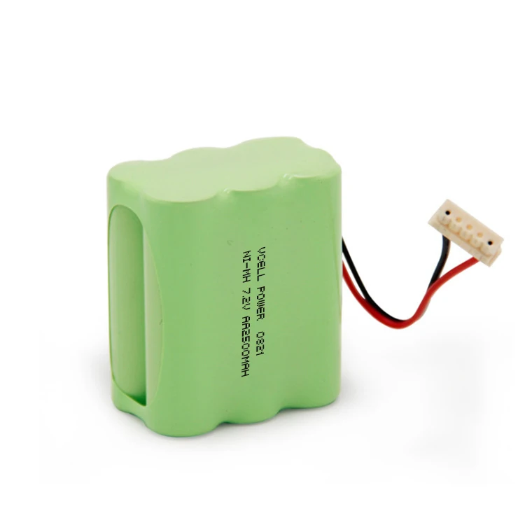 OEM factory rechargeable 7.2V  2500 AA NI-MH battery packs