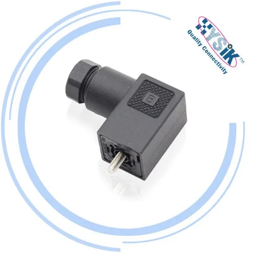 DIN 43650 Form A solenoid connectors 2+PE 3+PE for PG9 gland for cable 6-8mm connector