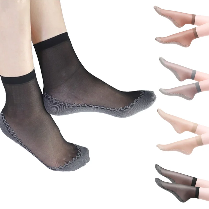 anti slip short stockings thin silk  ankle socks